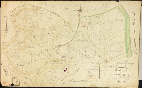 Lamothe-Capdeville - Section D - Ardus et Lamothe, 1ère feuille