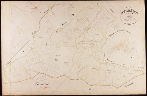 Lamothe-Cumont - Section B - Le Village, 2e feuille