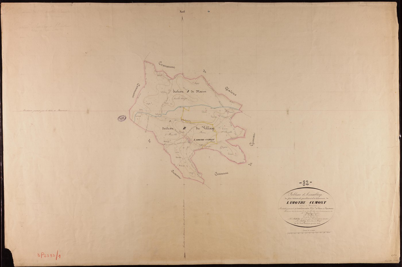 Lamothe-Cumont - Tableau d'assemblage