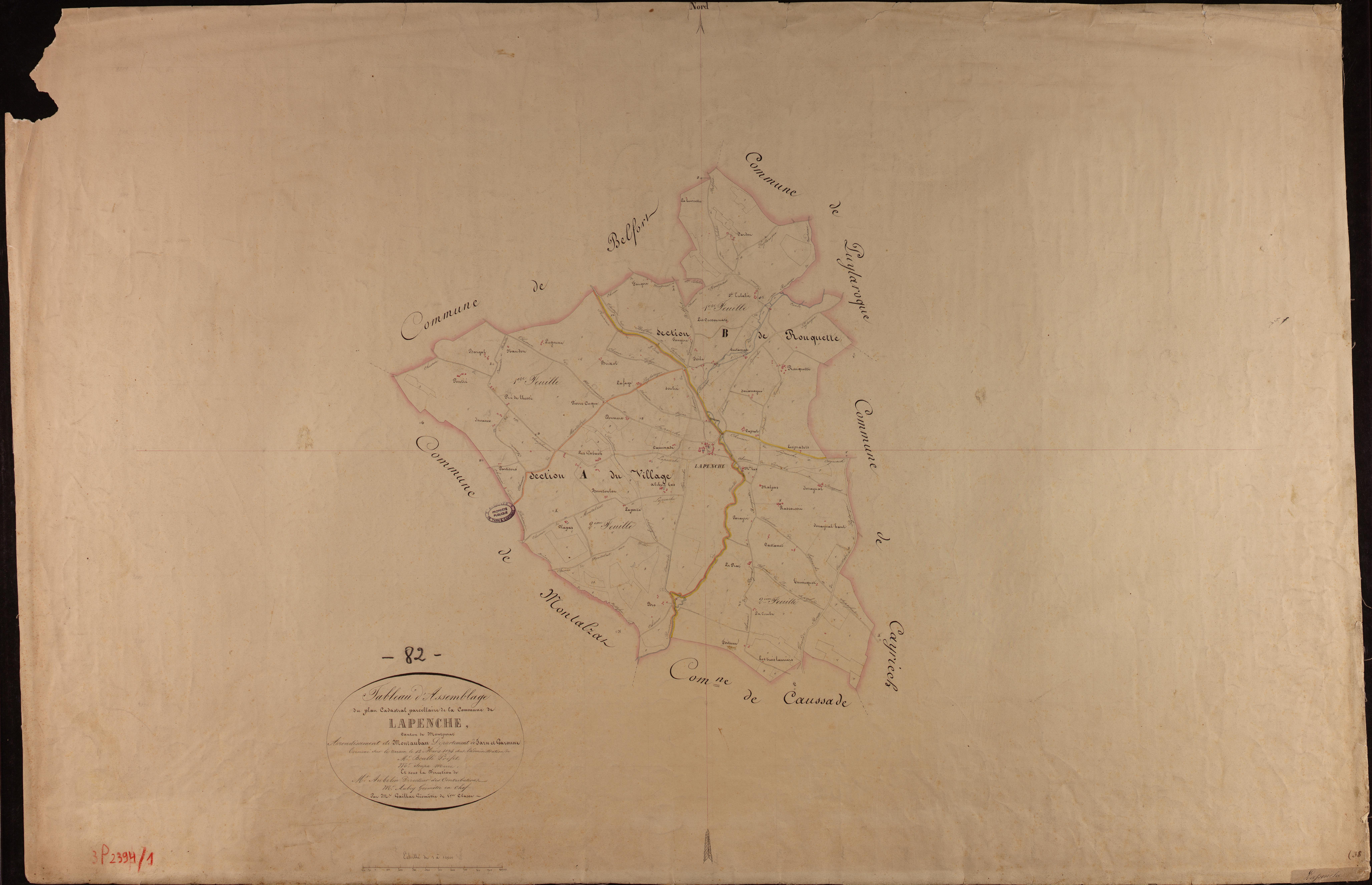 Lapenche - Tableau d'assemblage