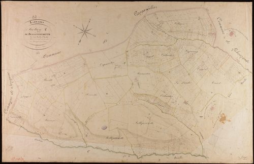 Larrazet - Section A - Belleperchette, 1ère feuille