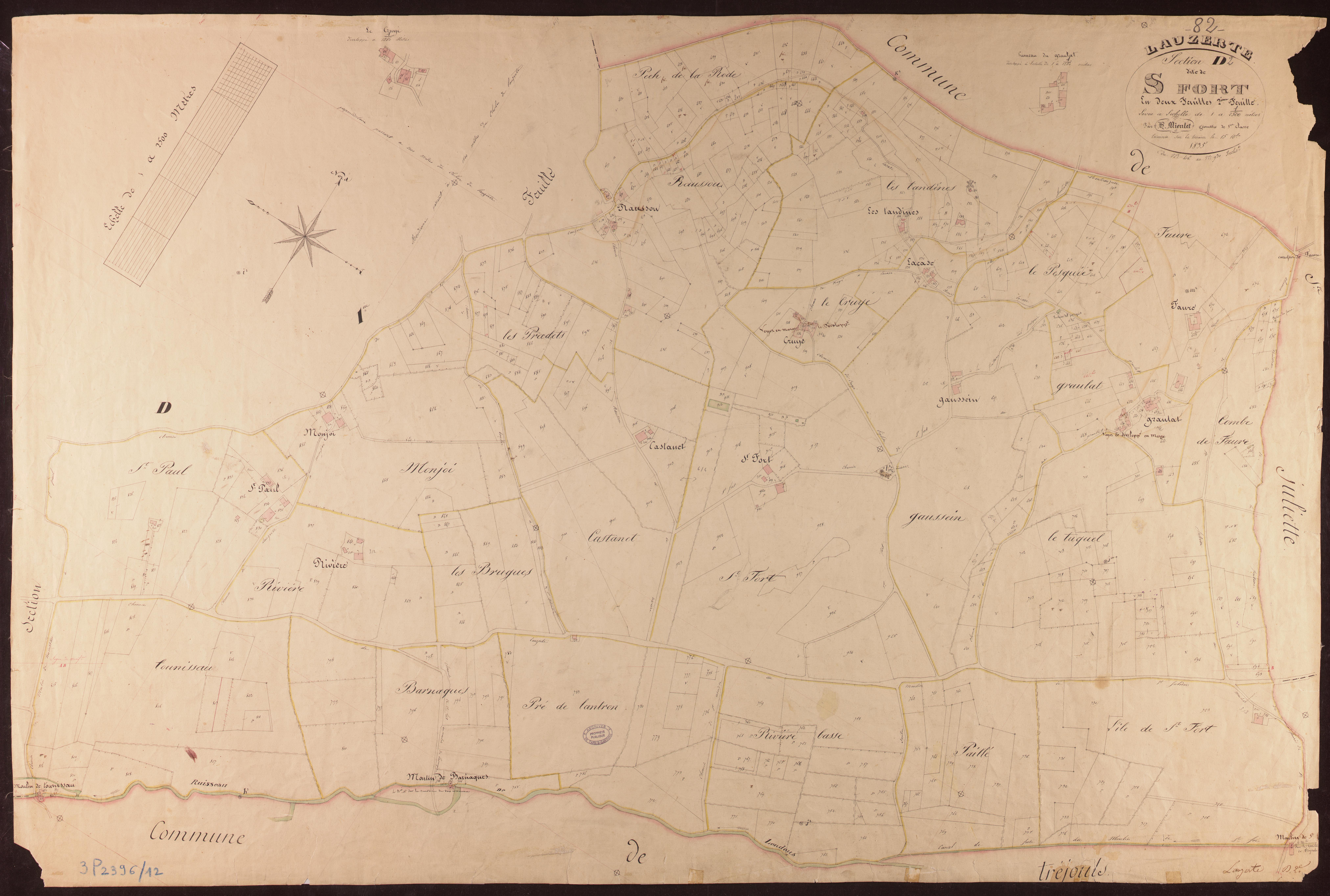 Lauzerte - Section D - Saint-Fort, 2e feuille