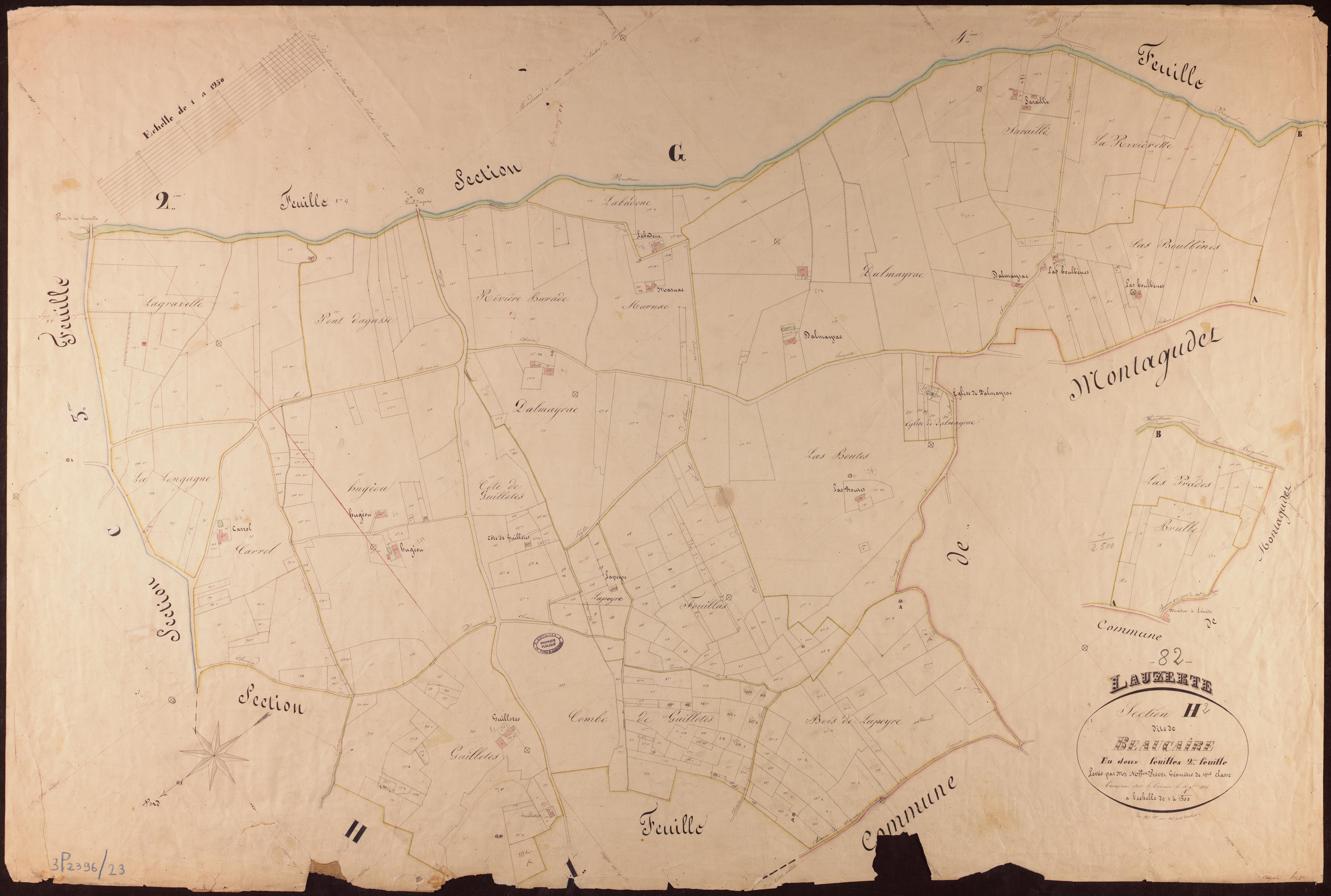 Lauzerte - Série H - Beaucaire, 2e feuille