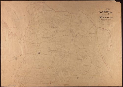 Lauzerte - Section A - La Pistoule, 1ère feuille