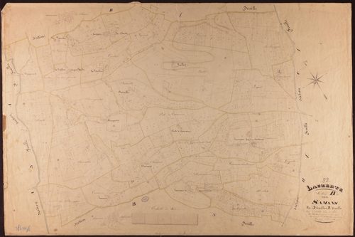 Lauzerte - Section B - Saint-Amans, 2e feuille