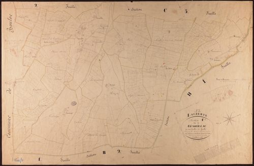 Lauzerte - Section C - Génouillac, 1ère feuille