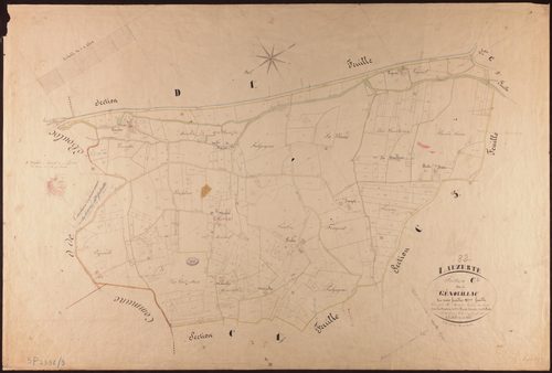 Lauzerte - Section C - Génouillac, 2e feuille