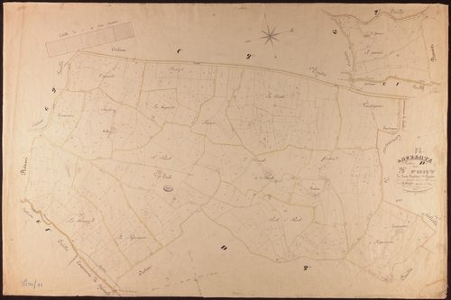 Lauzerte - Section D - Saint-Fort, 1ère feuille