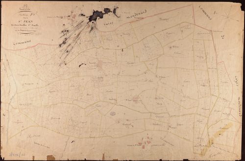Lauzerte - Section F - Saint-Jean, 1ère feuille