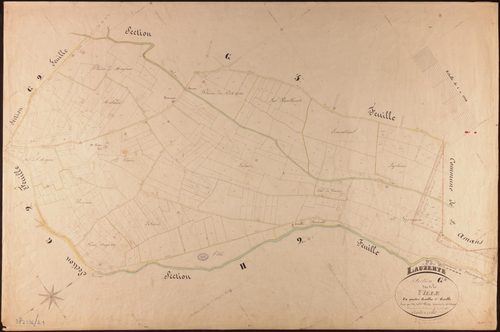 Lauzerte - Section G -La Ville, 4e feuille
