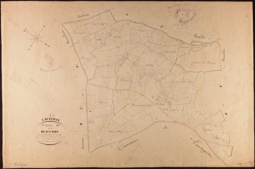 Lauzerte - Série H - Beaucaire, 1ère feuille
