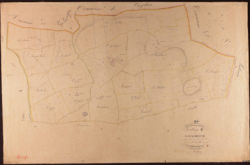 Lavaurette - Section B - Lavaurette, 1ère feuille