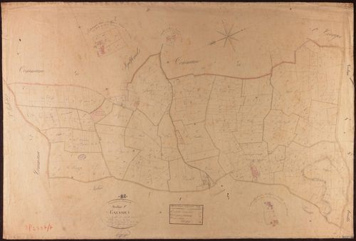 Lavaurette - Section C - Gaussous, 1ère feuille