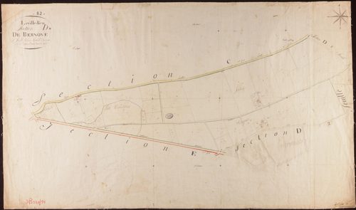 La Ville-Dieu-du-Temple - Section D - Bernoye, 4e feuille