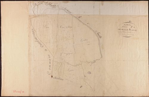 La Ville-Dieu-du-Temple - Section F - Belle Plaine, 1ère feuille