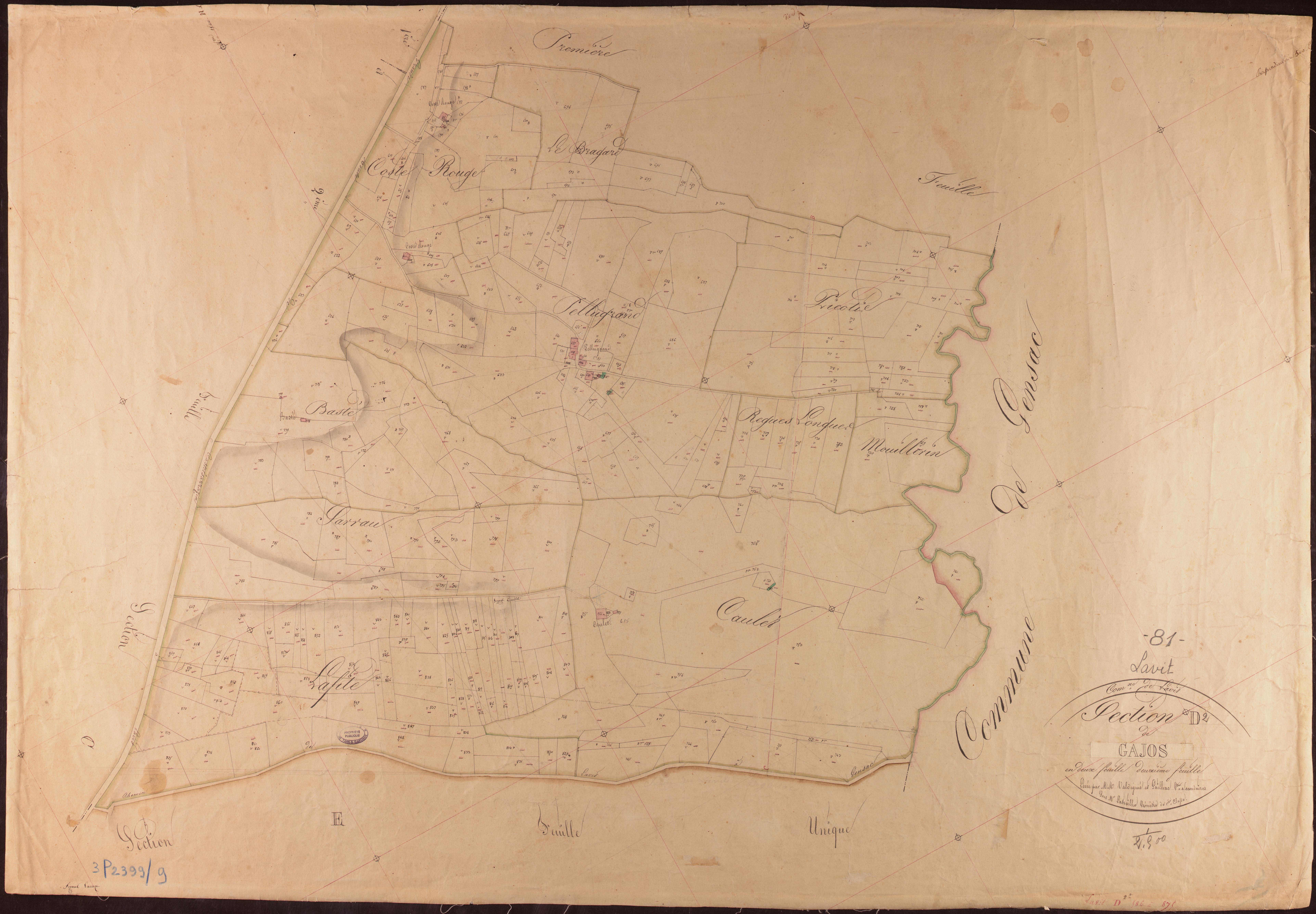 Lavit - Section D - Gajos, 2e feuille