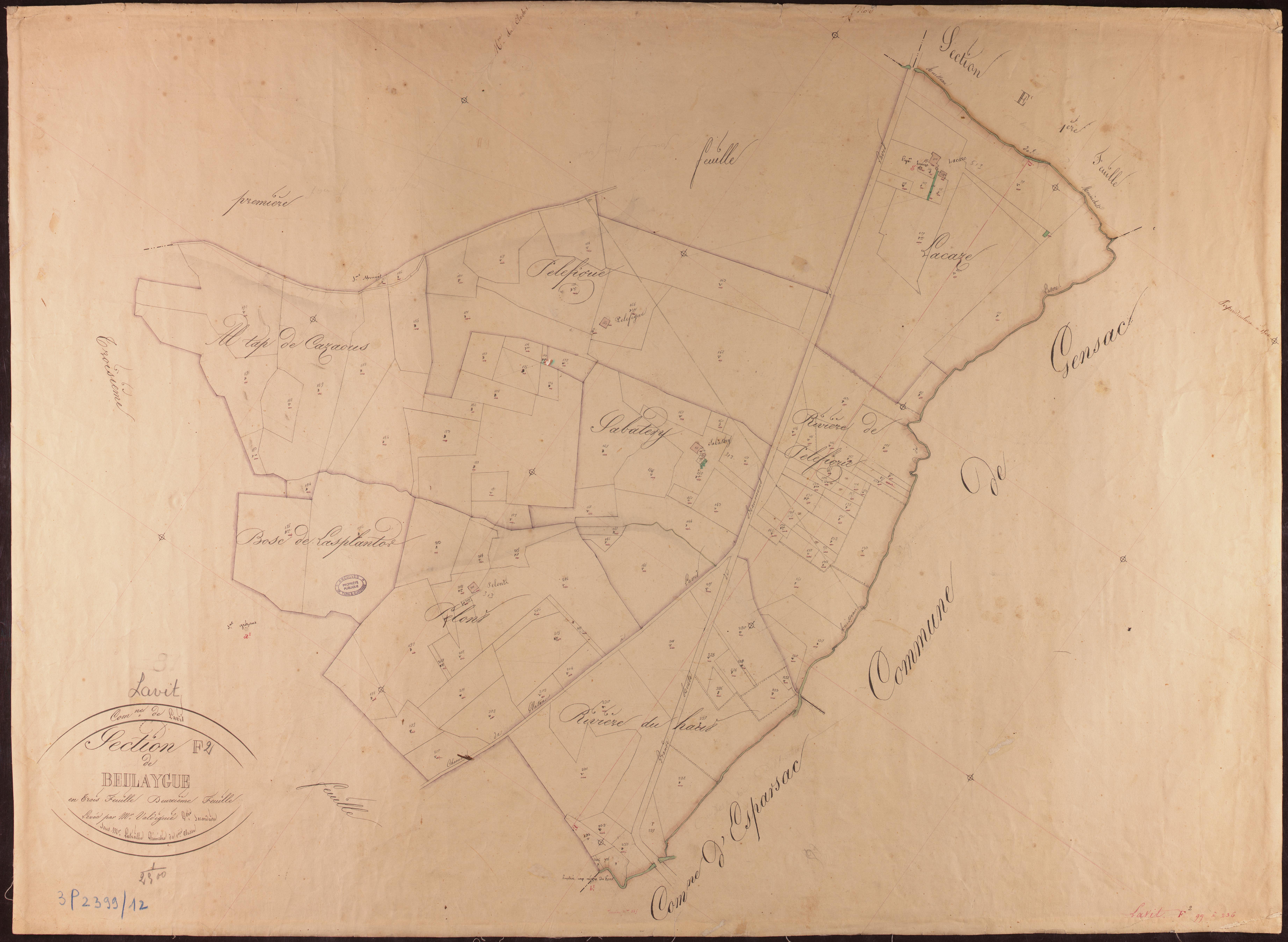 Lavit - Section F - Beulaygue, 2e feuille