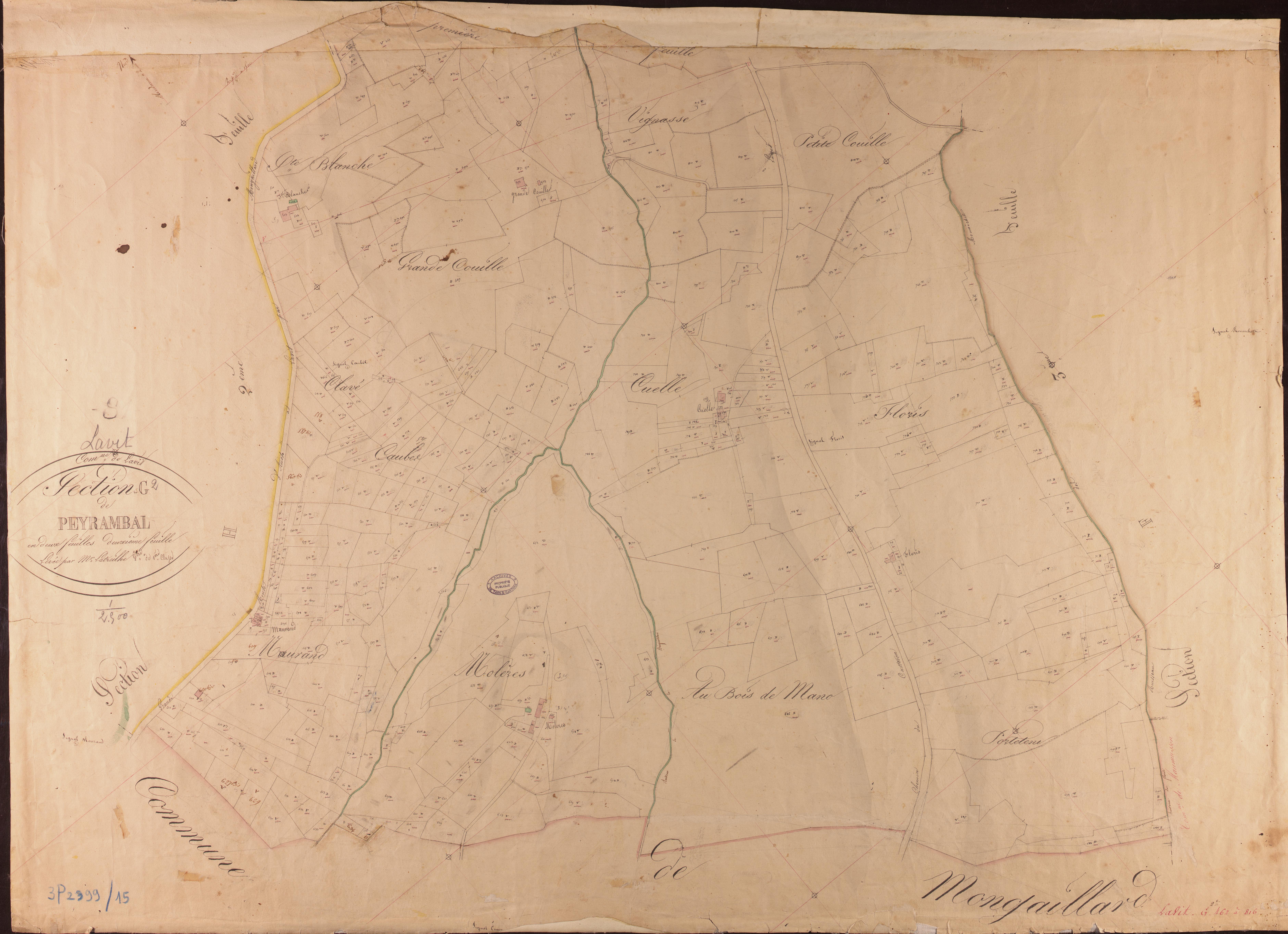Lavit - Section G - Peyrambal, 2e feuille