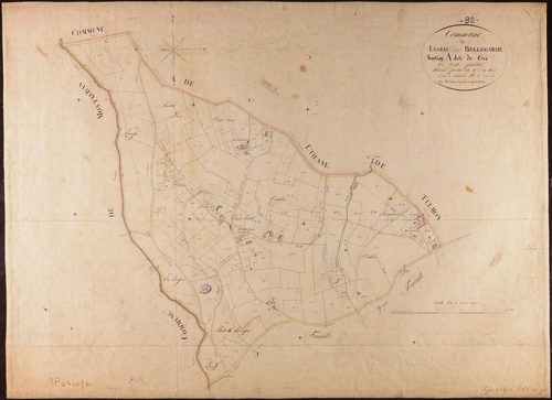 Léojac - Section A - Le Cros, 1ère feuille