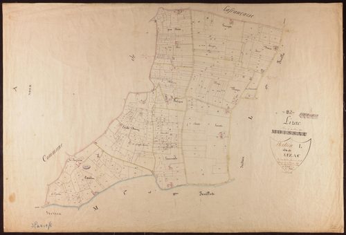 Lizac - Section L - Lizac, 1ère feuille