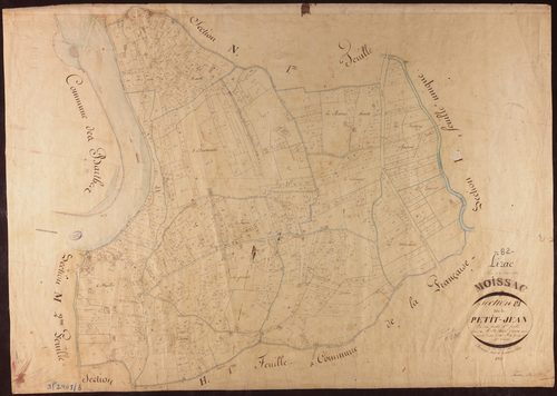 Lizac - Section M - Petit-Jean, 1ère feuille