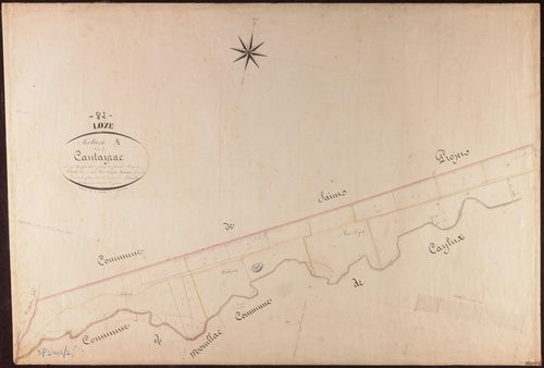 Loze - Section A - Cantayrac, 1ère feuille