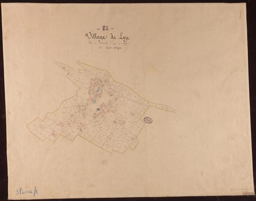 Loze - Section B - Le Village, 2e feuille : développement du village