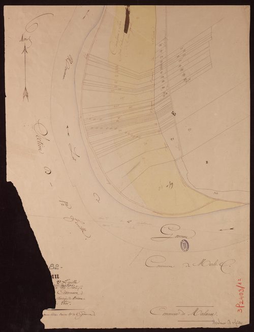 Malause - Section D - Les Ilôts, 2e feuille, 2e partie