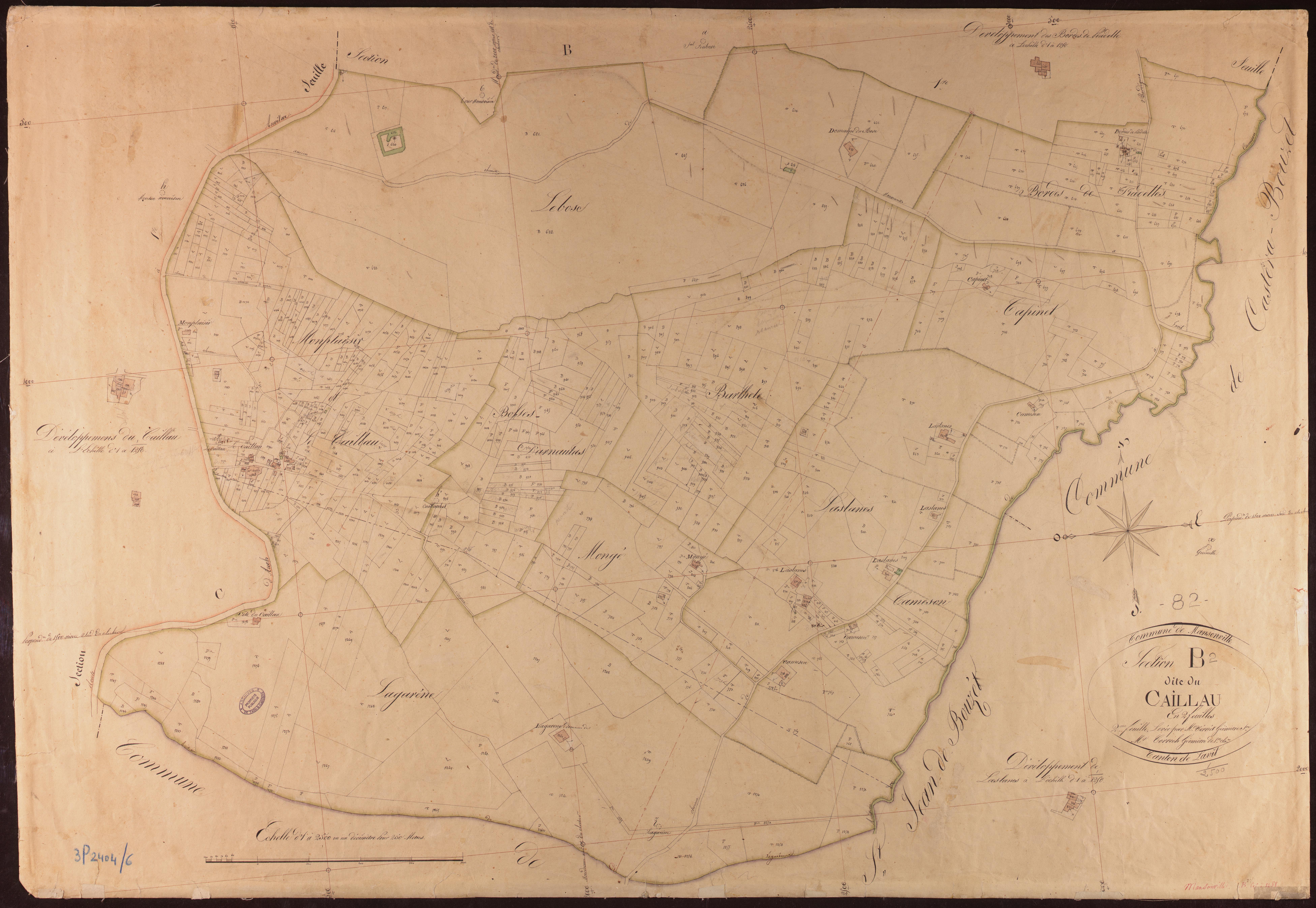 Mansonville - Section B - Caillau, 2e feuille