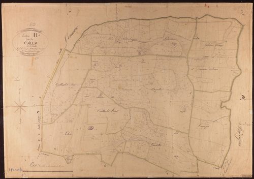 Mansonville - Section B - Caillau, 1ère feuille
