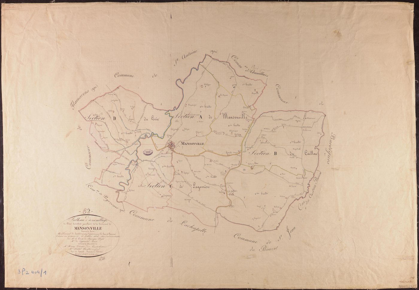Mansonville - Tableau d'assemblage