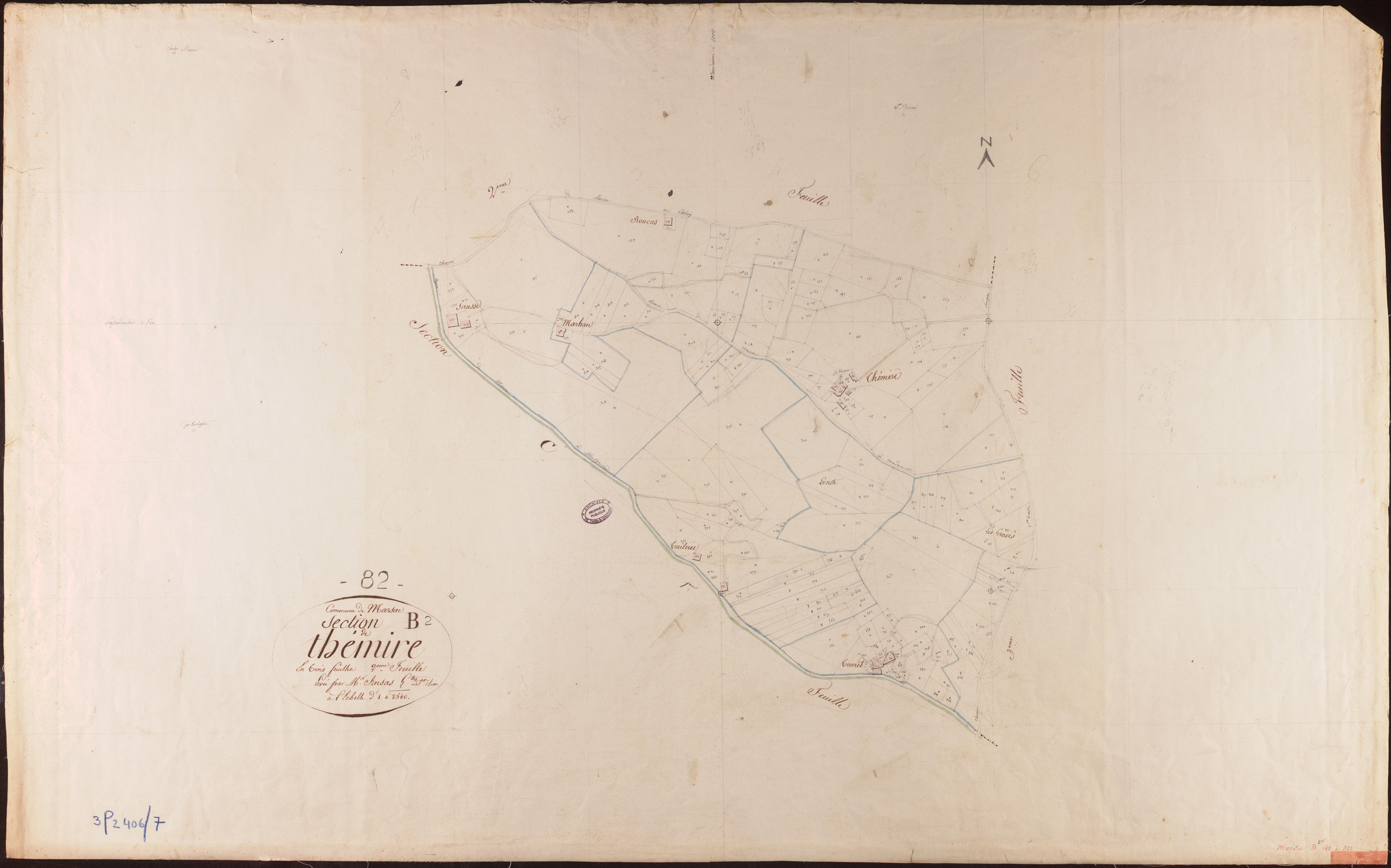 Marsac - Section B - Thémire, 2e feuille