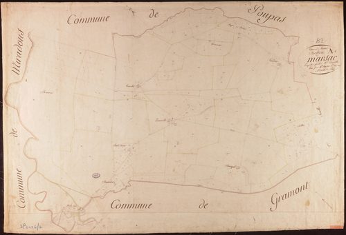 Marsac - Section A - Marsac, 1ère feuille