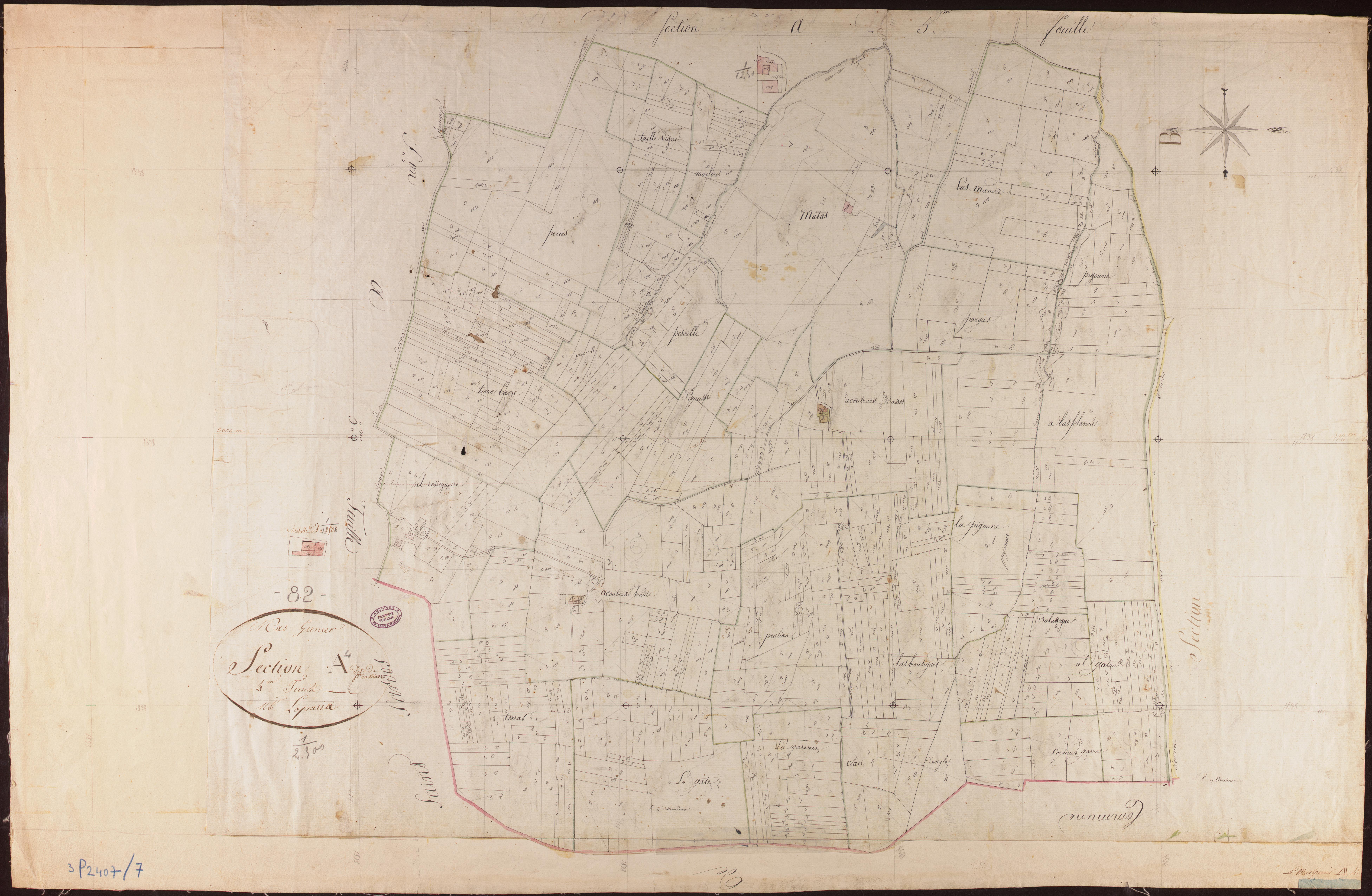 Mas-Grenier - Section A - Saint-Cassian, 4e feuille