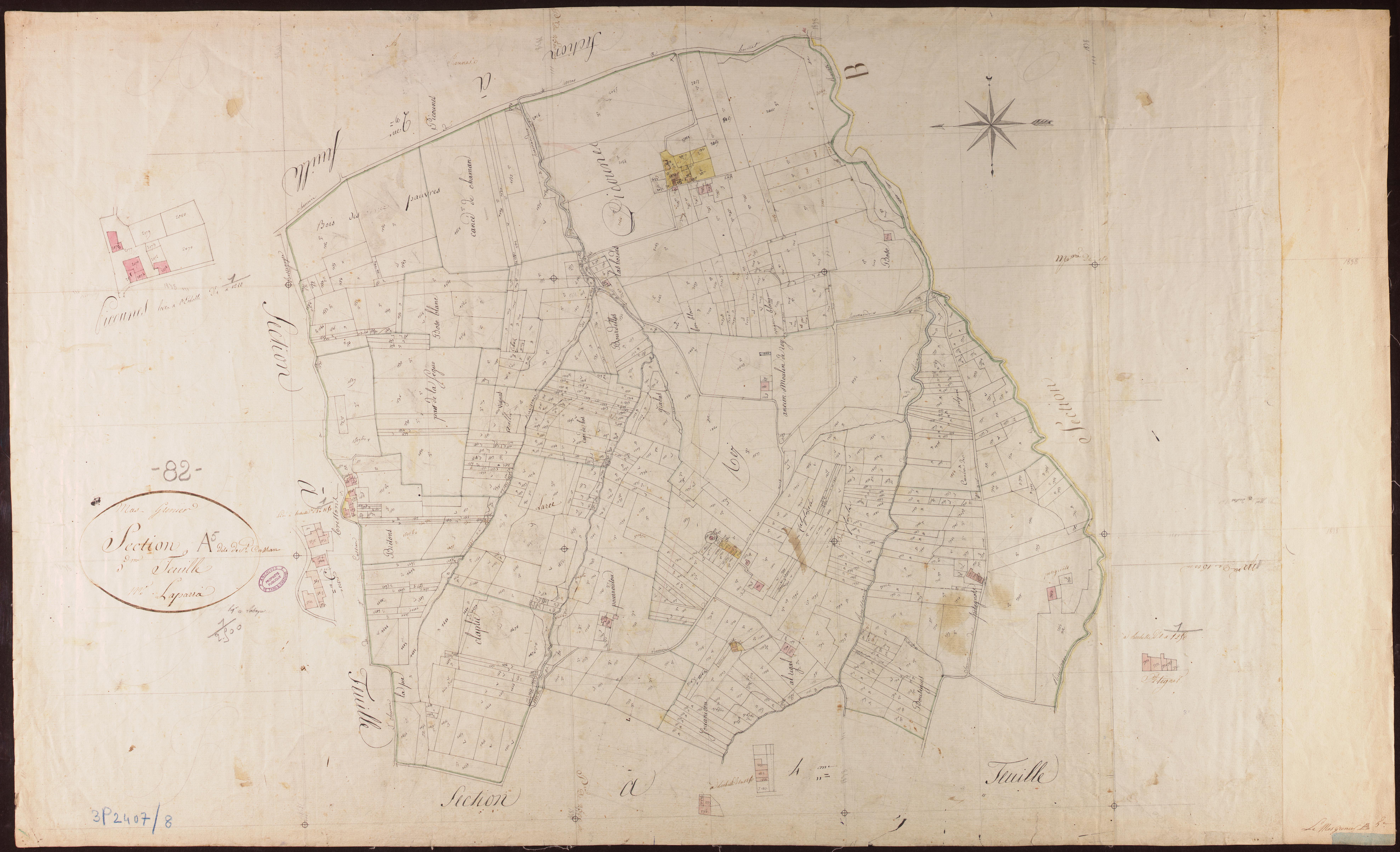 Mas-Grenier - Section A - Saint-Cassian, 5e feuille
