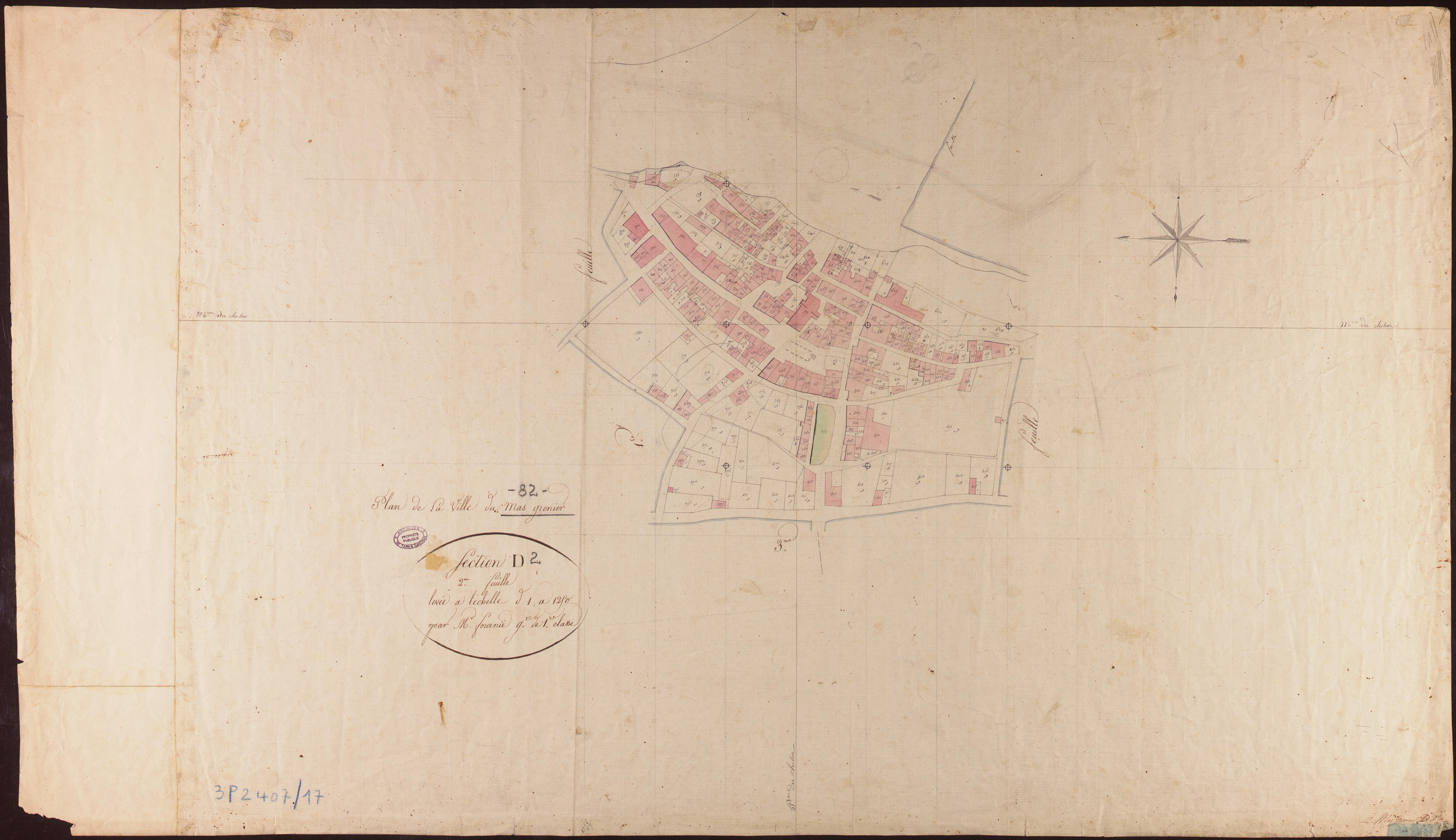 Mas-Grenier - Section D - Mas-Grenier, 2e feuille