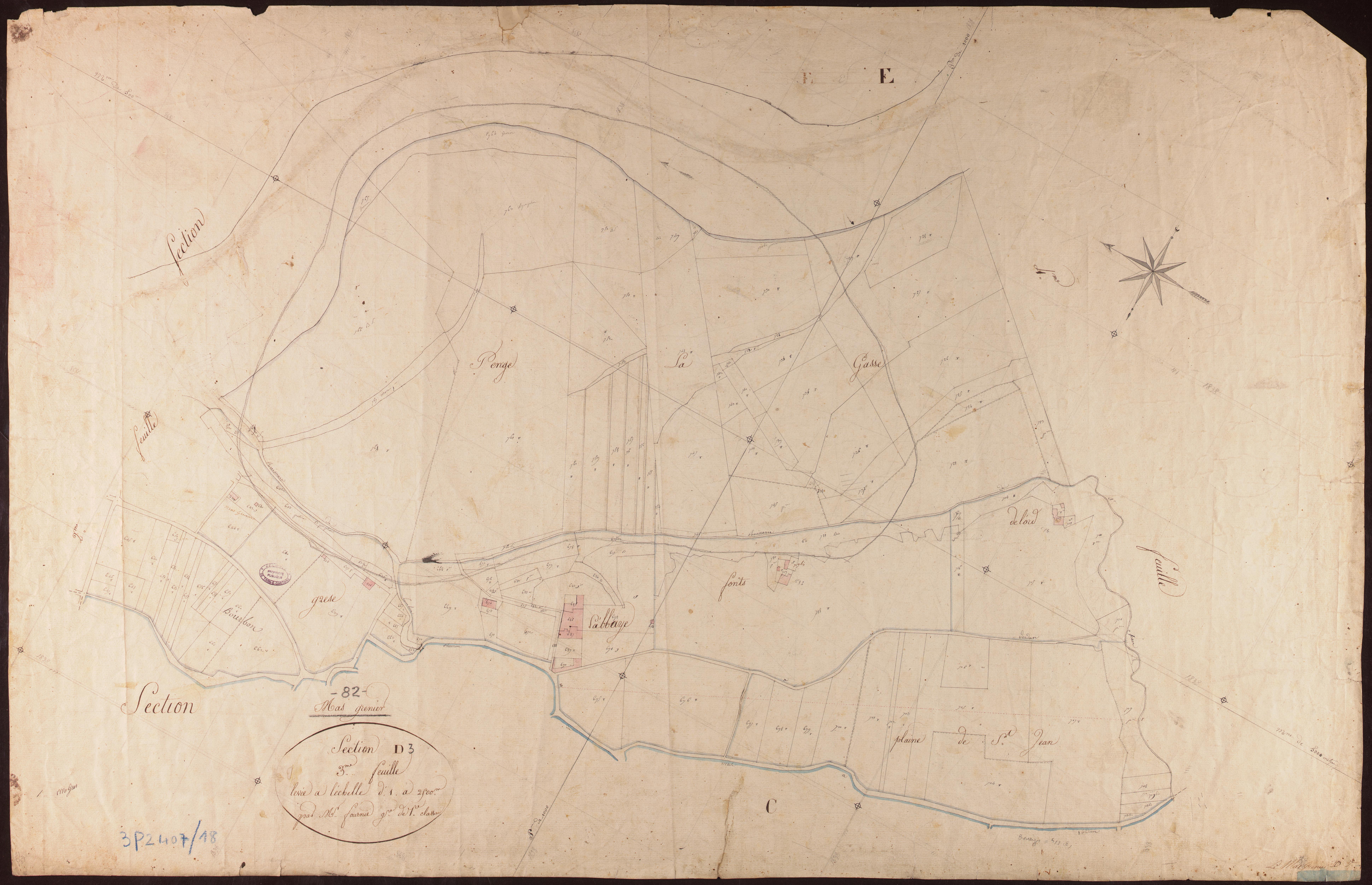 Mas-Grenier - Section D - Mas-Grenier, 3e feuille