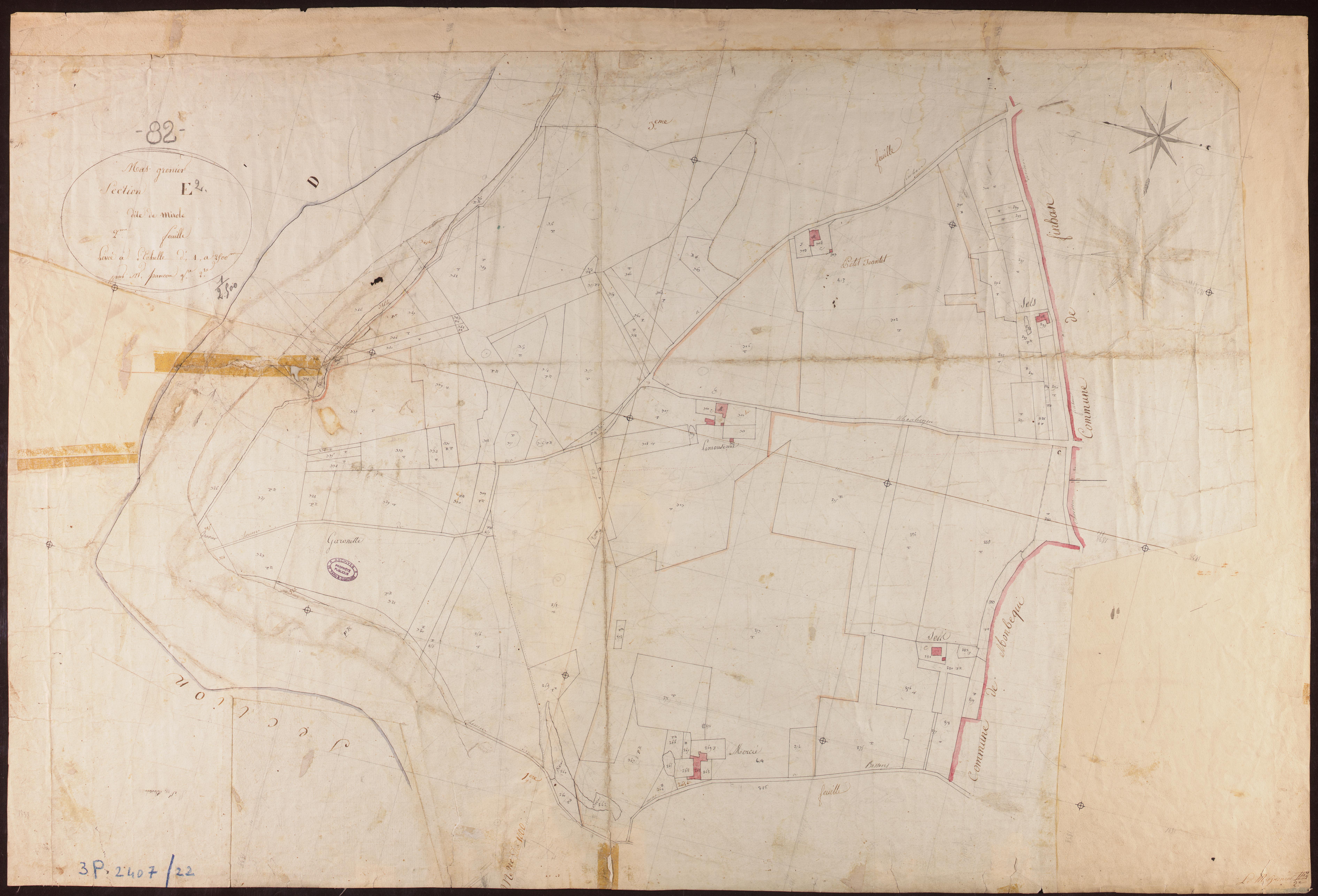 Mas-Grenier - Section E - Mirole, 2e feuille