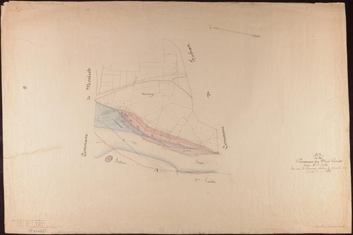 Mas-Grenier - Section A - Saint-Cassian, 1ère feuille : alluvions et corrosions