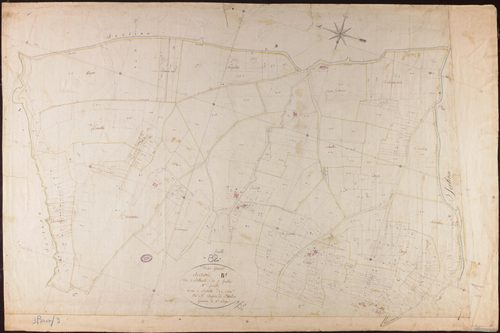 Mas-Grenier - Section B - Belhoste, 1ère feuille