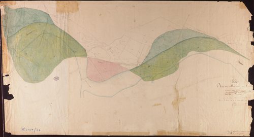 Mas-Grenier - Section E - Mirole, 1ère et 2e feuille : alluvions et corrosions