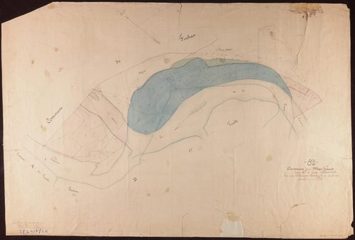 Mas-Grenier - Section E - Mirole, 3e feuille : alluvions et corrosions