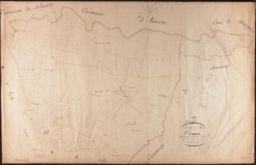 Maubec - Section A - Sainte-Crispie, 1ère feuille