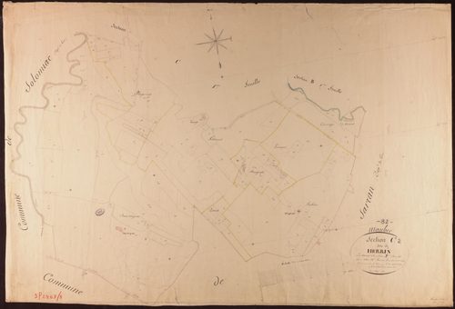 Maubec - Section C - Le Herrin, 2e feuille
