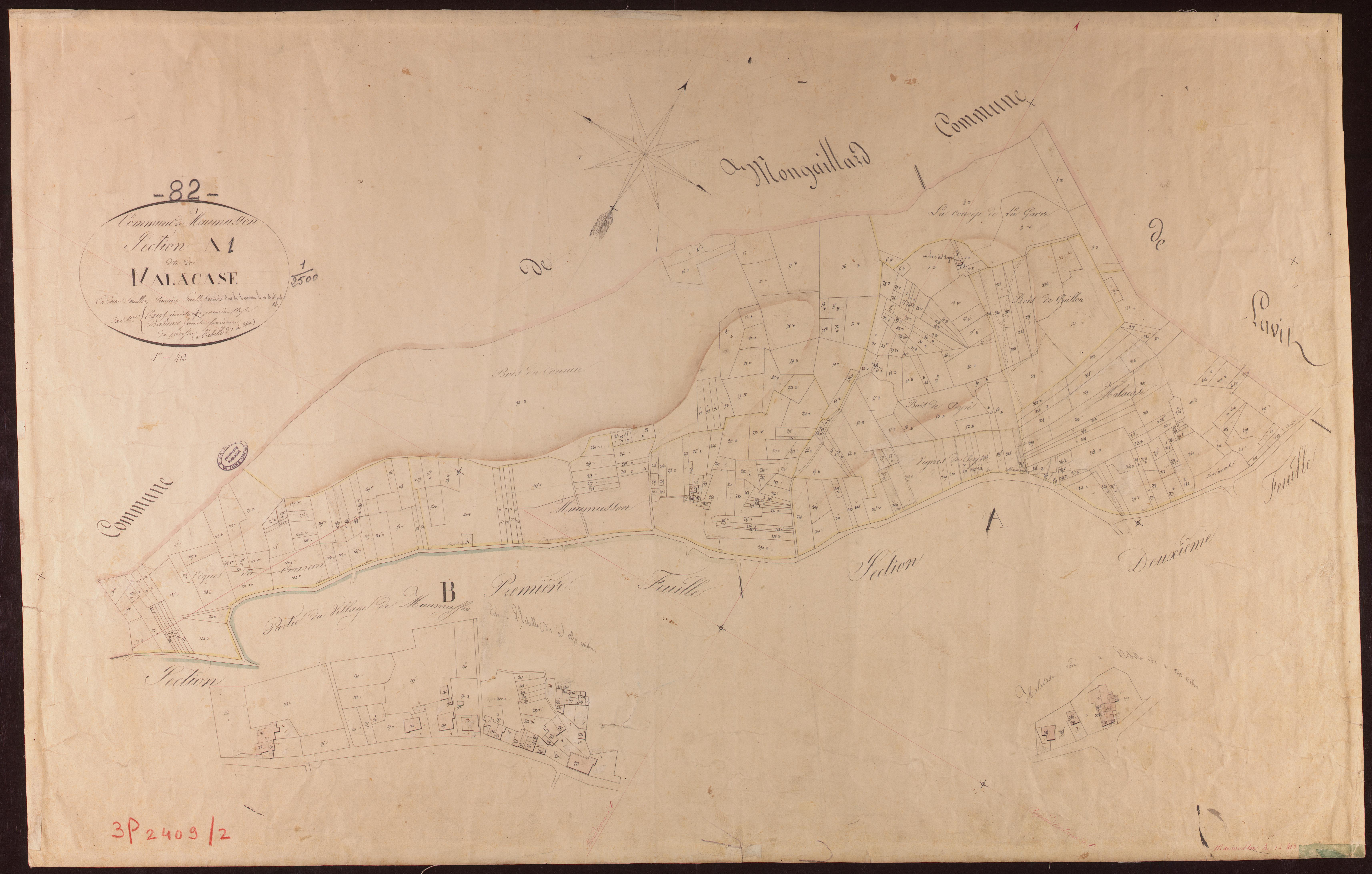 Maumusson - Section A - Malacase, 1ère feuille