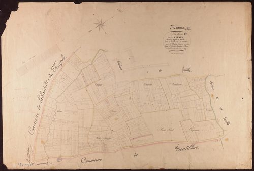 Meauzac - Section C - Les Vignes, 2e feuille