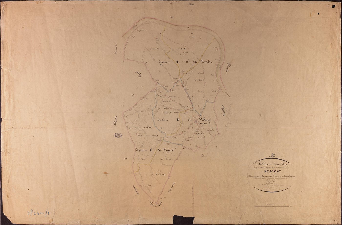 Meauzac - Tableau d'assemblage