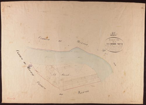 Merles - Section A - La Borde Neuve, 1ère feuille