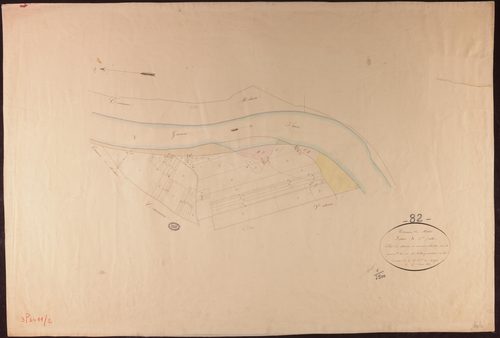 Merles - Section A - La Borde Neuve, 1ère feuille : alluvions et corrosions