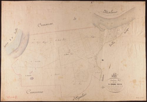 Merles - Section A - La Borde Neuve, 2e feuille